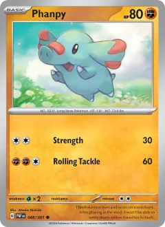 Phanpy, Paldean Fates 048/91