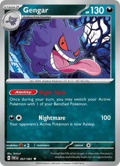 Gengar, Paldean Fates 057/91