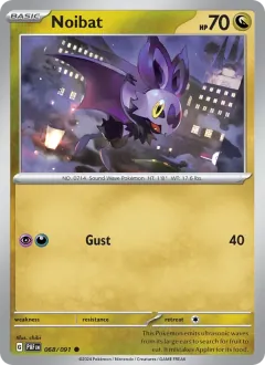 Noibat, Paldean Fates 068/91