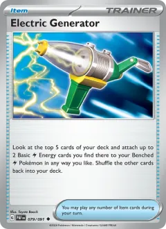 Electric Generator, Paldean Fates 079/91