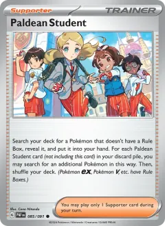 Paldean Student, Paldean Fates 085/91