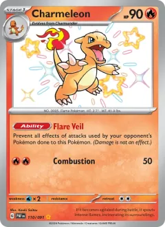 Charmeleon, Paldean Fates 110/91