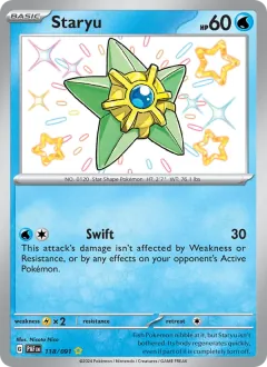 Staryu, Paldean Fates 118/91