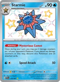 Starmie, Paldean Fates 119/91