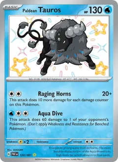 Paldean Tauros, Paldean Fates 120/91