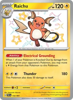 Raichu, Paldean Fates 132/91