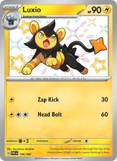 Luxio, Paldean Fates 136/91