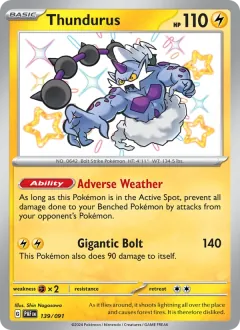 Thundurus, Paldean Fates 139/91