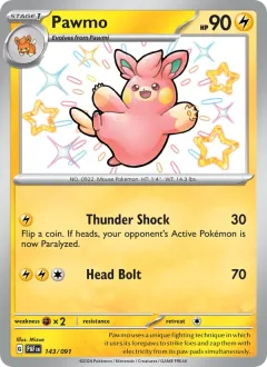 Pawmo, Paldean Fates 143/91