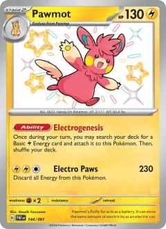 Pawmot, Paldean Fates 144/91