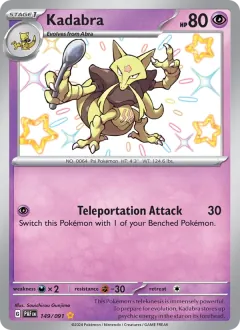 Kadabra, Paldean Fates 149/91