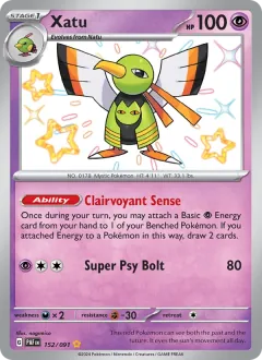 Xatu, Paldean Fates 152/91