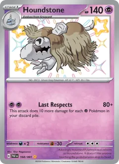 Houndstone, Paldean Fates 168/91