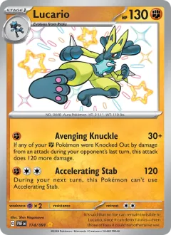 Lucario, Paldean Fates 174/91