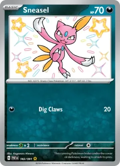 Sneasel, Paldean Fates 182/91