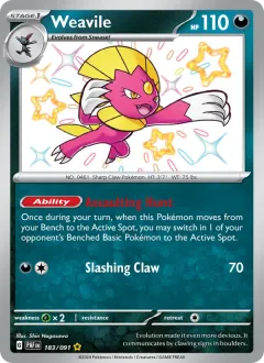 Weavile, Paldean Fates 183/91