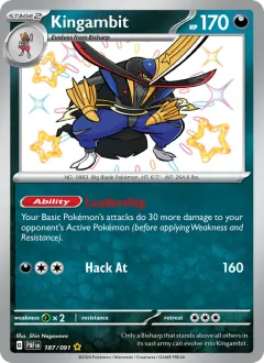 Kingambit, Paldean Fates 187/91