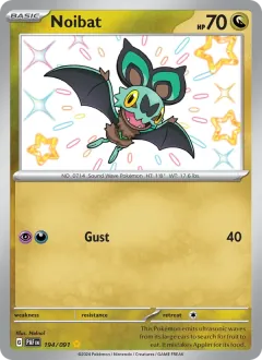 Noibat, Paldean Fates 194/91