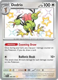Dodrio, Paldean Fates 200/91