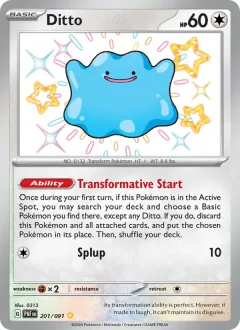 Ditto, Paldean Fates 201/91
