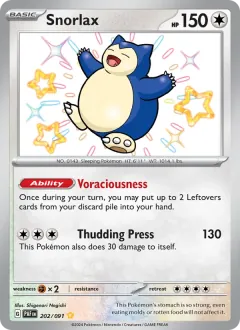 Snorlax, Paldean Fates 202/91