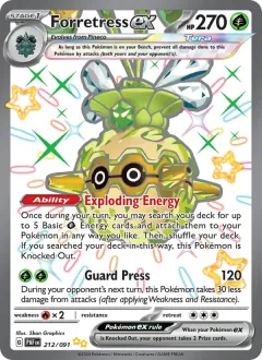 Forretress ex, Paldean Fates 212/91