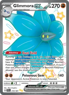 Glimmora ex, Paldean Fates 218/91