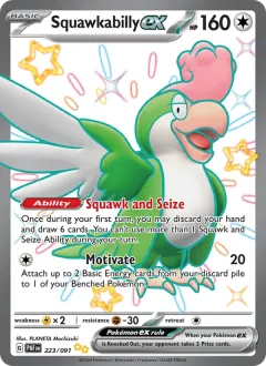 Squawkabilly ex, Paldean Fates 223/91