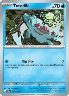 Totodile, Temporal Forces 039/162