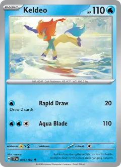Keldeo, Temporal Forces 044/162