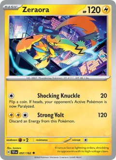 Zeraora, Temporal Forces 057/162