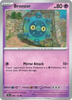 Bronzor, Temporal Forces 068/162