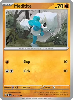 Meditite, Temporal Forces 082/162