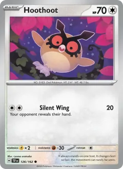 Hoothoot, Temporal Forces 126/162