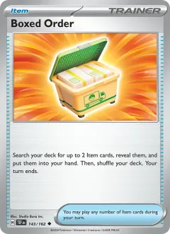 Boxed Order, Temporal Forces 143/162
