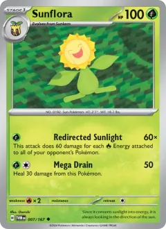 Sunflora, Twilight Masquerade 007/167