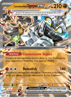 Cornerstone Mask Ogerpon ex, Twilight Masquerade 112/167