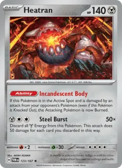 Heatran, Twilight Masquerade 123/167