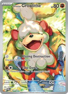 Hisuian Growlithe, Twilight Masquerade 181/167