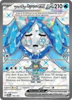 Wellspring Mask Ogerpon ex, Twilight Masquerade 194/167