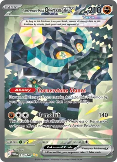 Cornerstone Mask Ogerpon ex, Twilight Masquerade 215/167