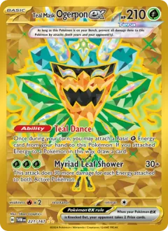 Teal Mask Ogerpon ex, Twilight Masquerade 221/167