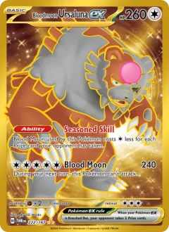 Bloodmoon Ursaluna ex, Twilight Masquerade 222/167