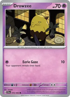 Drowzee, Shrouded Fable 016/64