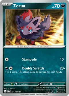Zorua, Shrouded Fable 031/64