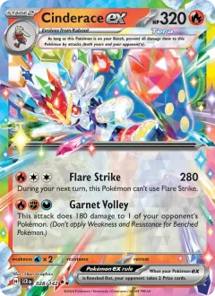 Cinderace ex, Stellar Crown 028/142