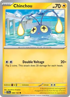 Chinchou, Stellar Crown 048/142