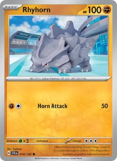 Rhyhorn, Stellar Crown 074/142