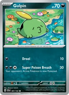 Gulpin, Stellar Crown 091/142