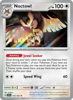 Noctowl, Stellar Crown 115/142